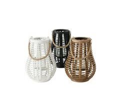 Lanterna deco ZABELA sortido material ratan