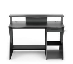 Mesa de jogos com gaveta e gancho para fones de ouvido