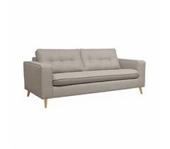 Sofá-cama de 3 lugares com colchão de 12cm de espessura