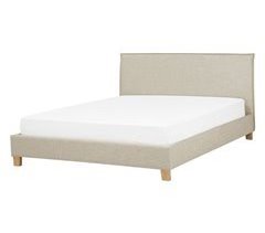 Beliani Cama com estrado Poliéster SENNEZ 155x216