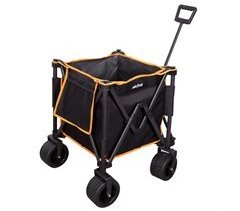 Aktive Carrinho de praia dobrável c/grandes rodas