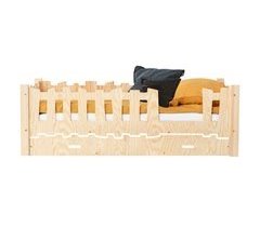 Cama de entrada direita incluindo base e gaveta Hans