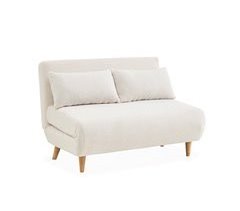Sofá-cama em tecido encaracolado - Guesta - Sofá-cama