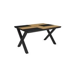  Mesa de jantar rústica 140x90