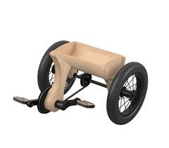 Extensão Triciclo bicicleta de equilíbrio em madeira