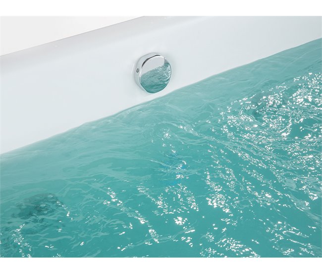 Beliani Banheira de interior MONTEGO 83x172 Branco