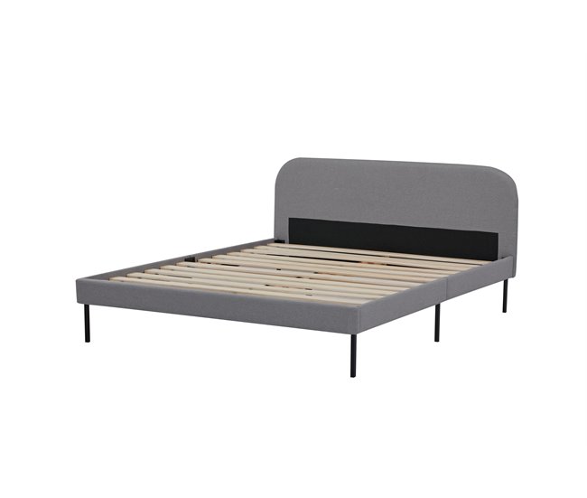 Cama STAR 150x190 cm cor cinza Cinza