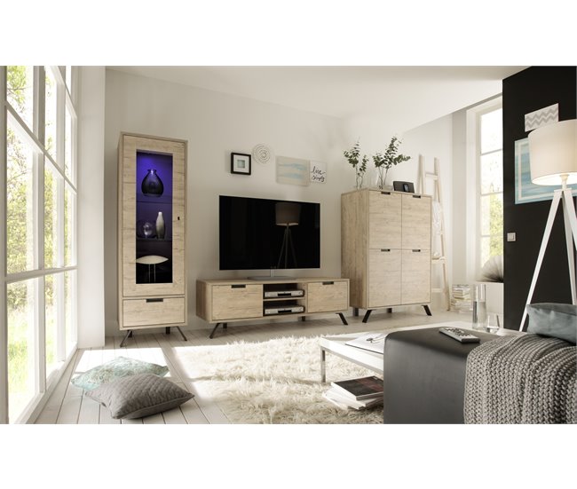 Armário TV 156cm 2 portas PALMA Carvalho