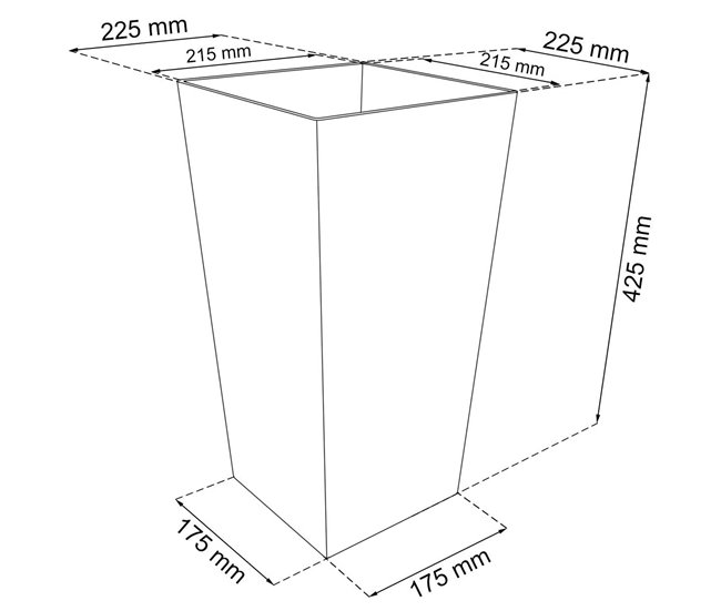 2 26,6 -LITER TEMPO POT UNIDAS Antracite