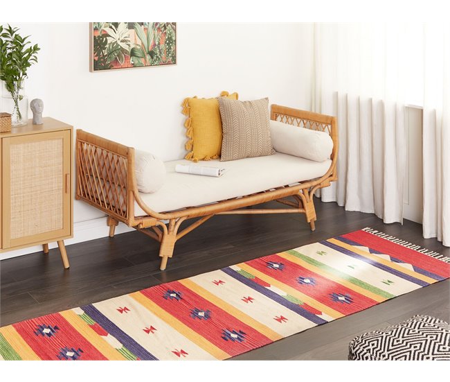 Beliani Kilim ALAPARS 80x300 Multicor