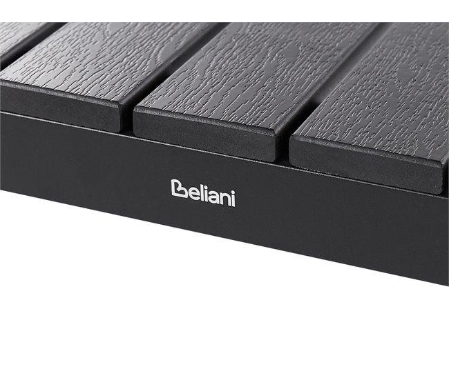 Beliani Cadeira lounge/relax NARDO Preto