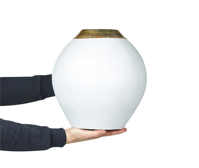 Beliani Jarro decorativo LAURI Branco