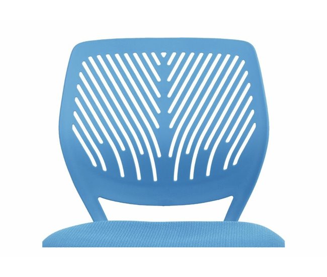 Cadeira de mesa infantil CARNATION com rodas Azul