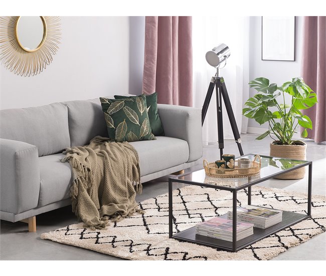 Beliani Pelos curtos HAVSA 160x230 Bege