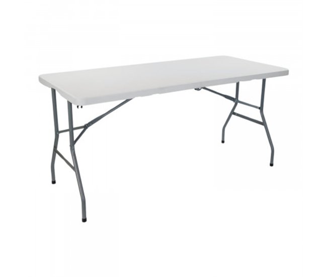 Pack 2 Mesas Dobráveis ​​Retangulares O91 150x70 Branco