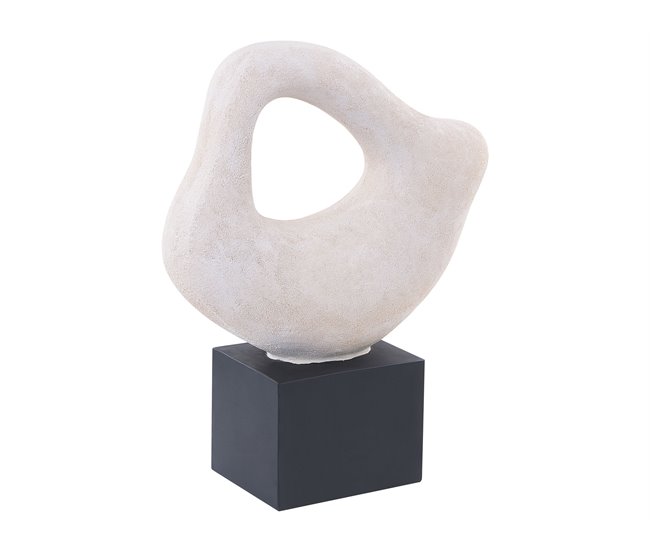Beliani Acessório decorativo KAVALA Branco/ Bege