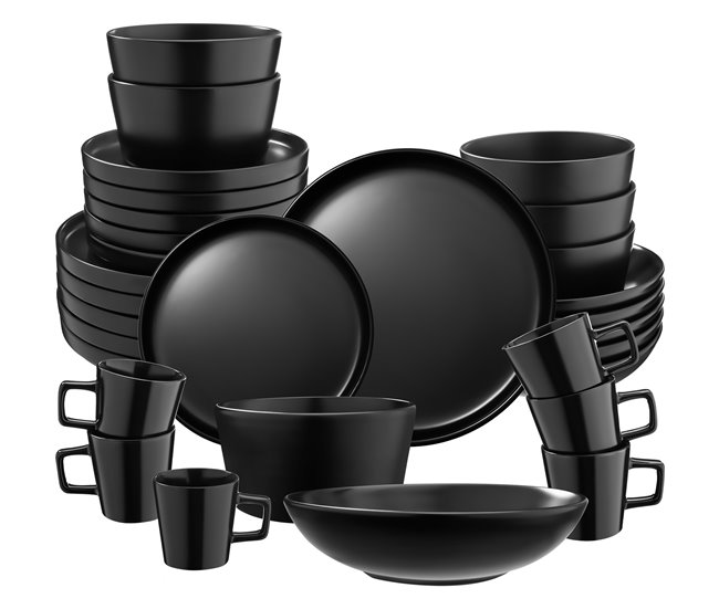 Conjunto de louça Preto