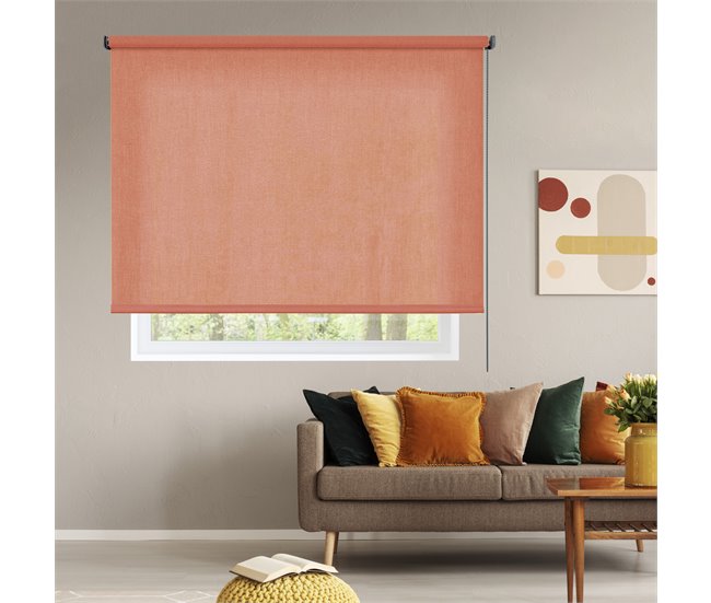 Estores translúcidos Estore de rolo para janelas Coral