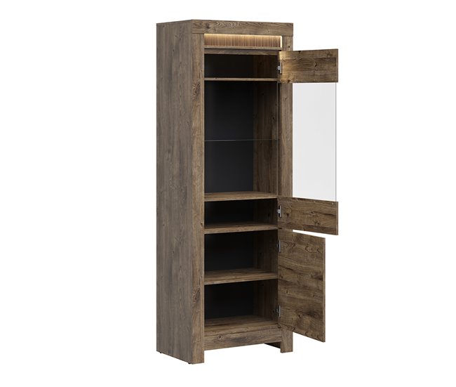 Vitrina LED de 2 portas com Amaury Madeira