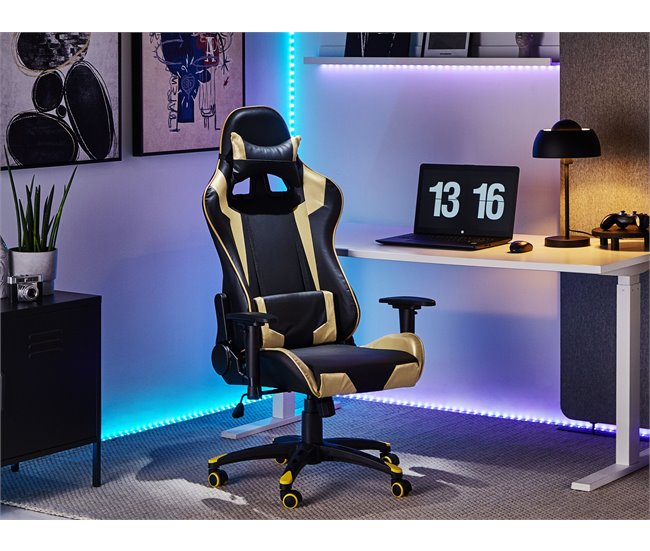 Beliani Cadeira de escritório KNIGHT Multicor