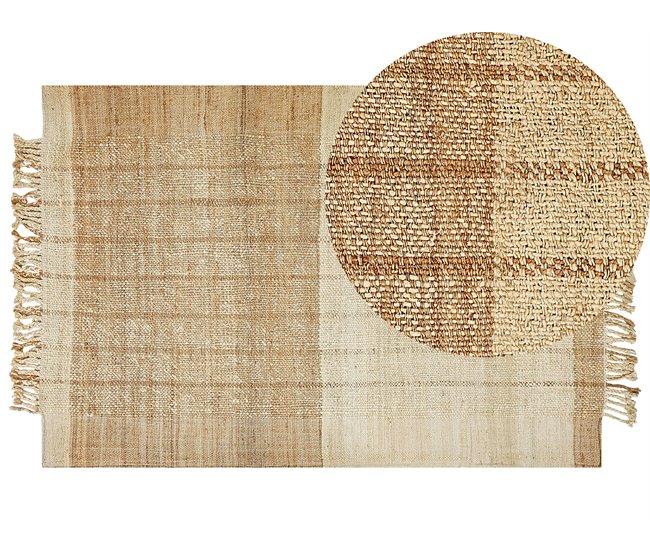 Beliani Entrelaçado KARKIN 200x300 Bege