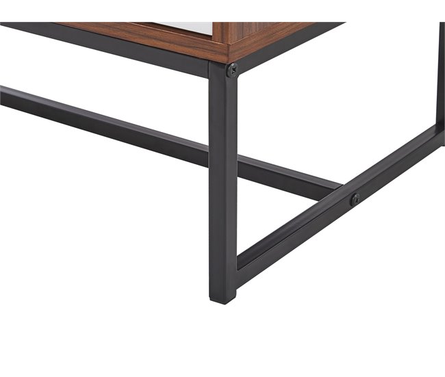 Beliani Mesa de TV NUEVA 150 Castanho