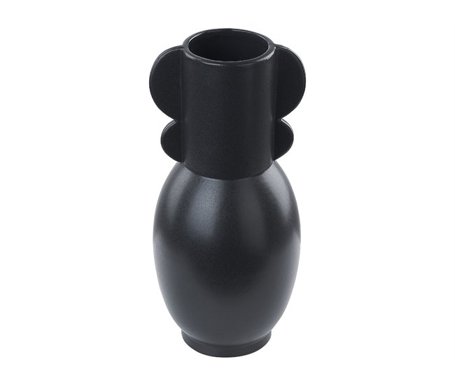 Beliani Jarro de flores MYTILENE Preto
