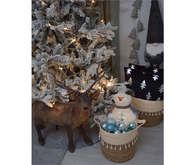 Beliani Acessório decorativo NIESI Castanho