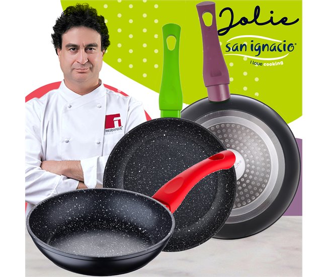 Bateria de cozinha 12 peças com jogo de patch Multicor