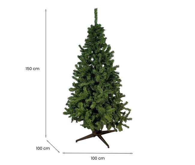 Árvore de Natal de efeitos reais Verde/ Cinza