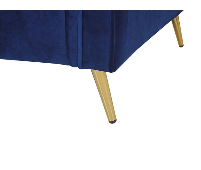 Beliani Poltrona VIETAS Azul Marino