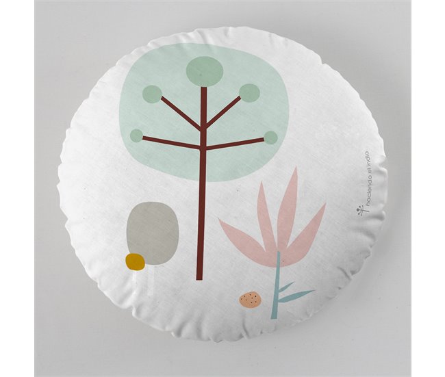 ALMOFADA REDONDA COM ACOLCHOAMENTO HEI CIRCLE 7 Estampado