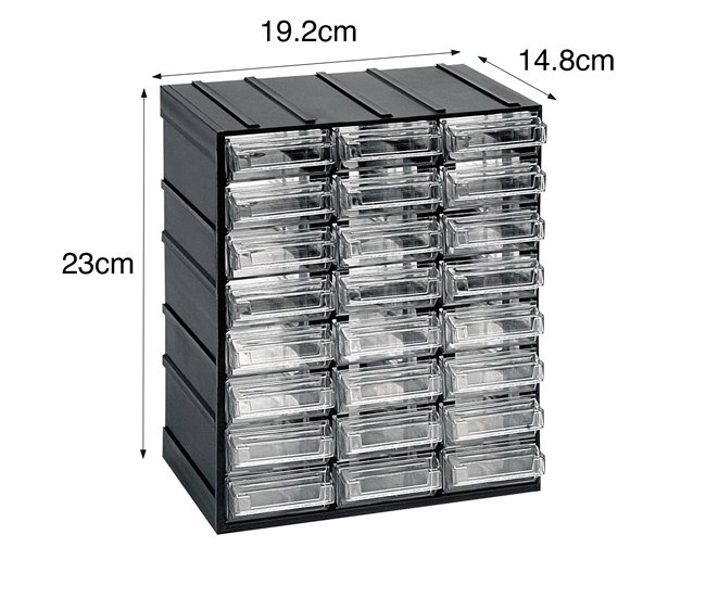 Armário multiusos em PVC 2 portas Preto