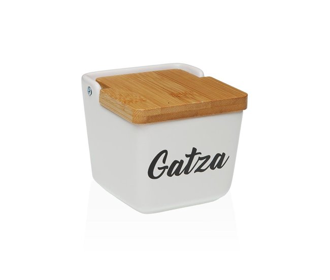 Saleiro com Tampa GATZA Branco