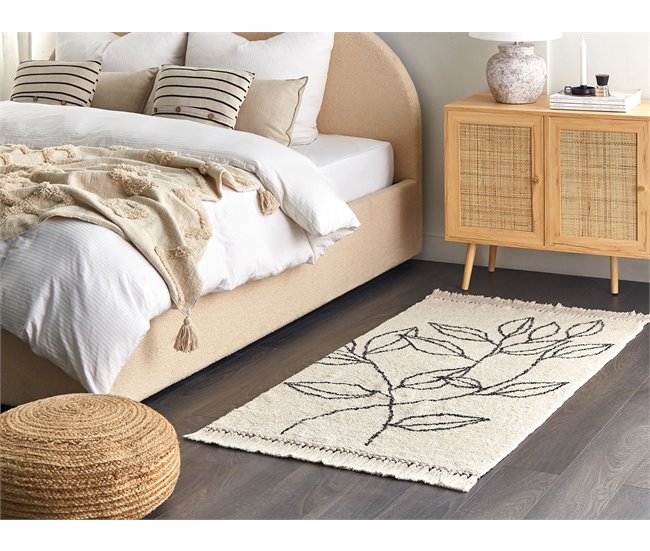 Beliani Pelos curtos SAZLI 80x150 Bege