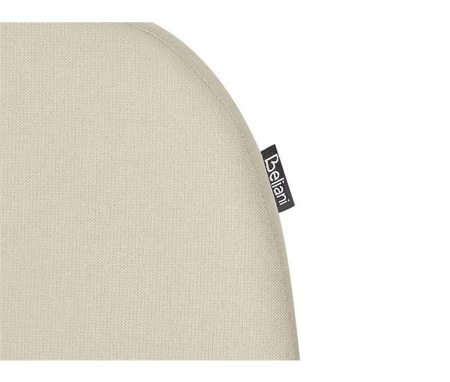 Beliani Cama de água Poliéster ROISEL 181x226 Creme