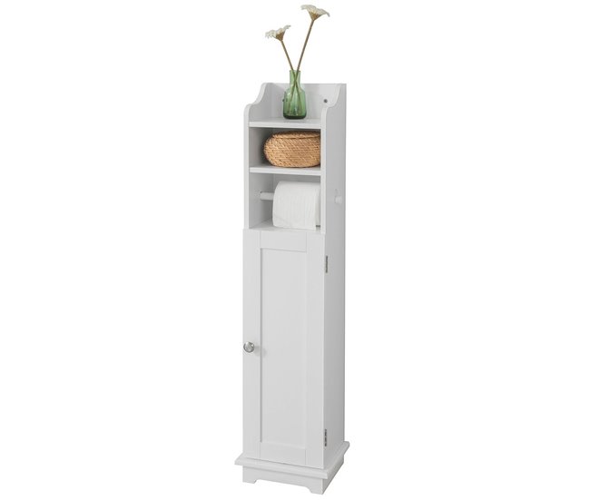 Suporte para papel higiénico FRG177-W SoBuy Branco