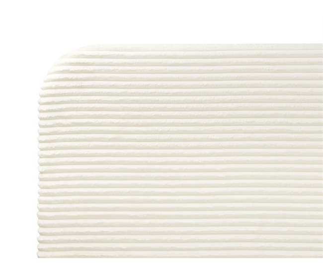 Beliani Cama Bombazine FLAYAT 173x215 Branco