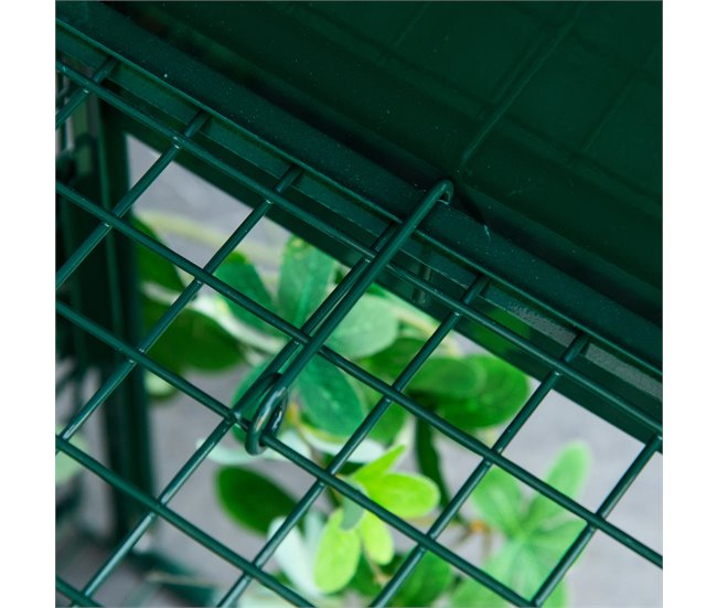 Armadilha para Animais Vivos Aço Outsunny Verde