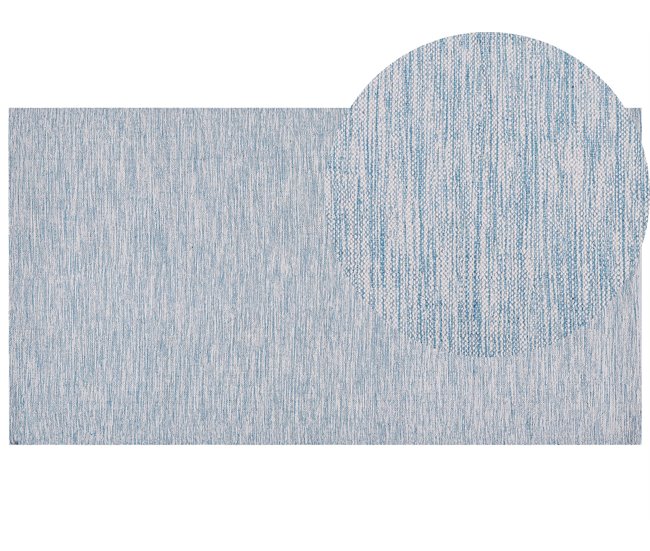 Beliani De pelo corto DERINCE 80x150 Azul Claro