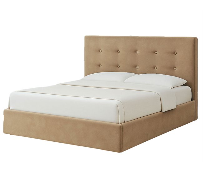 Cama de casal river, estrado elevatório 191x215