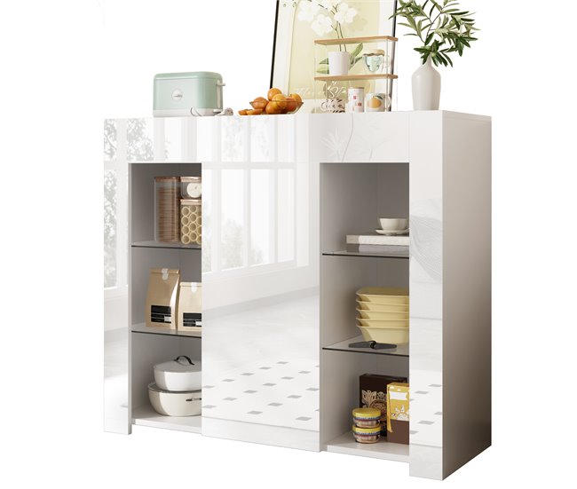 Aparador com 1 porta 95 Branco