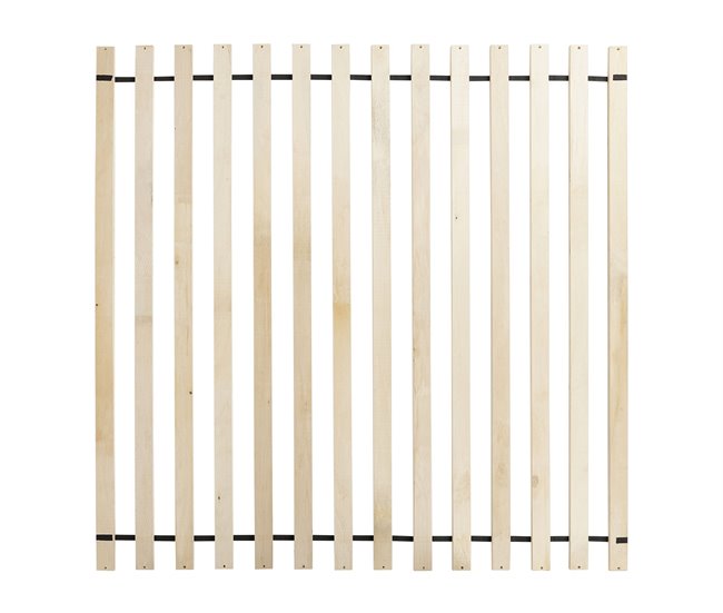 Beliani Cama com estrado MDF LIBERMONT 204x208 Castanho