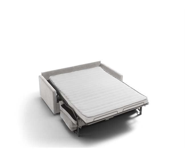 Sofá cama de 2 lugares AVA cinzento Cinza