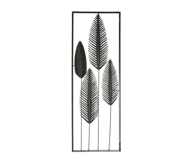 Beliani Decoración de pared NIOBIUM Cinza