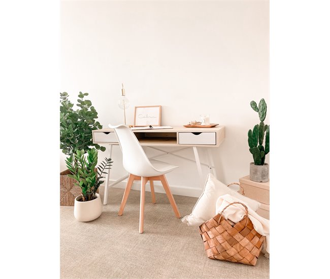 Beliani Lámpara de mesa SAVENA Cobre