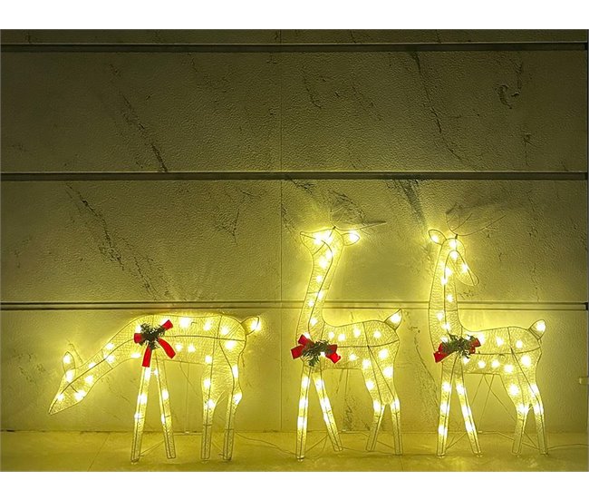 Beliani Decoração LED ANGELI Branco