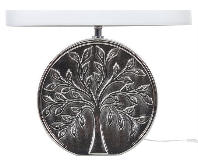 Beliani Candeeiro de mesa KHERLEN Cinza