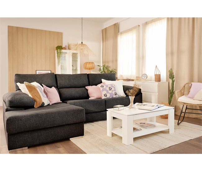 Chaise longue NOEMI Antracite