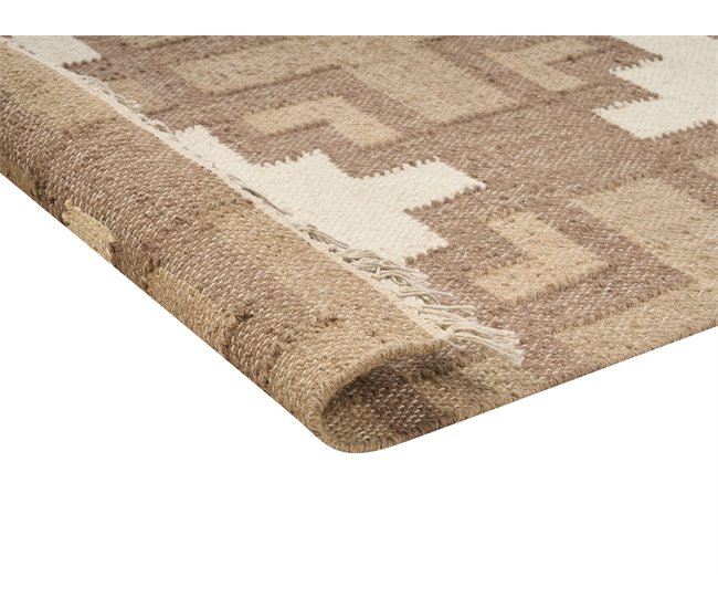 Beliani Entrelaçado KONURTAY 200x300 Bege